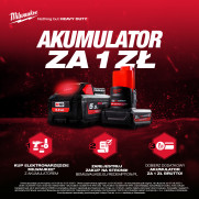 Akumulator za 1 zł do Milwaukee 
